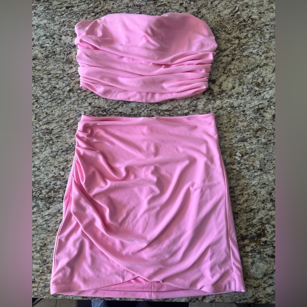 Pink Zara matching set